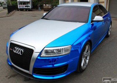 Blue Chrome Car 3