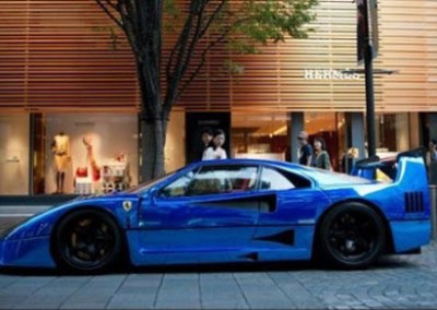 Blue Chrome Car 6