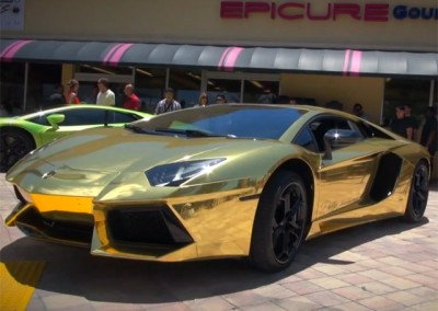 Gold Chrome Car 12