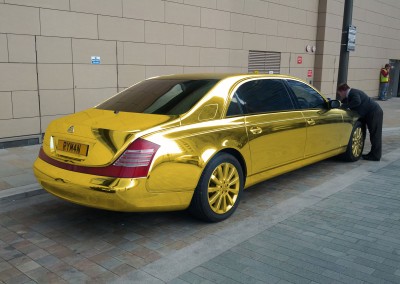 Gold Chrome Car 7