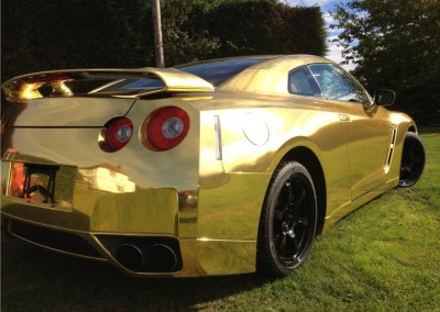 Gold chrome car 3