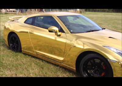 Gold chrome car 4