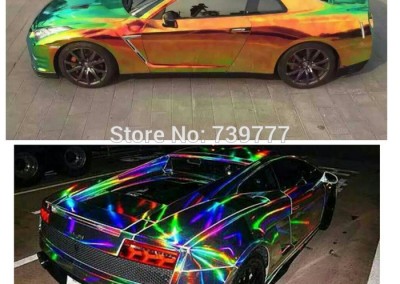 Lazer chrome car 1