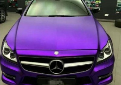 Matt Purple chrome car 1