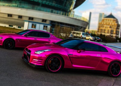 Pink Chrome Car 5