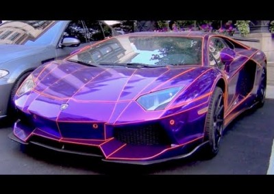 Purple Chrome Car 10