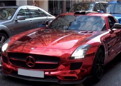 Red chrome car 2