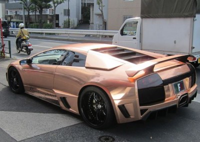 Rose Gold chrome Car 1