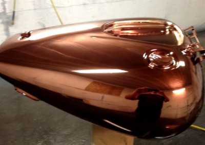 Candy Chrome Sprayed Bike Tank 3