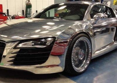 Chrome Sprayed Audi 1