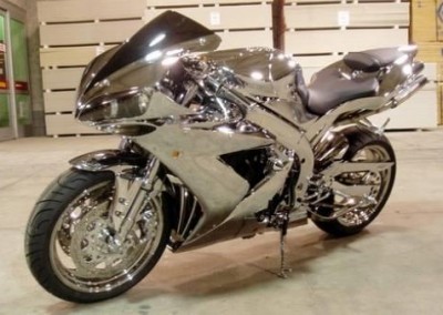 Chrome Sprayed Bike 13