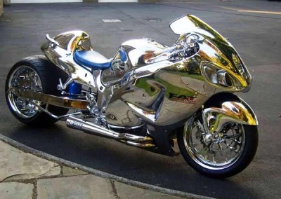 Chrome Sprayed Bike 15