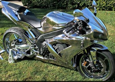 Chrome Sprayed Bike 16