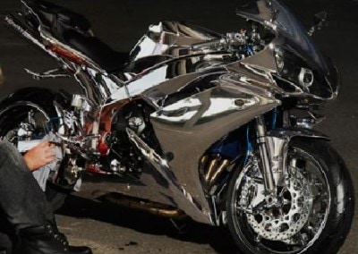 Chrome Sprayed Bike 19