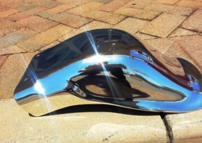 CHROME SPRAYED MOTORBIKE PARTS