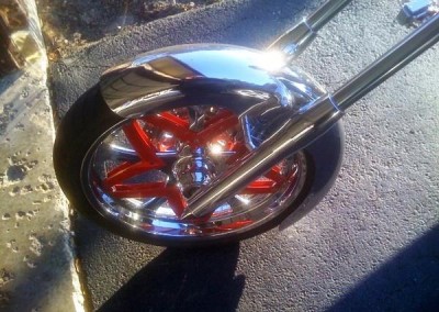 Chrome Sprayed Bike Fender 6