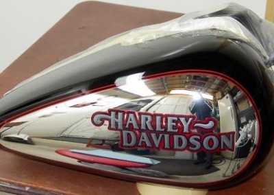 Chrome Sprayed Bike Tank 2