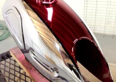 Chrome Sprayed Bike Tank 4