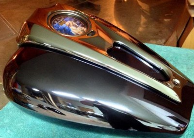 Chrome Sprayed Bike Tank 5