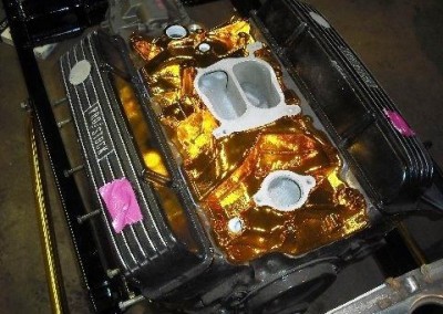 Gold Chrome Sprayed Engine