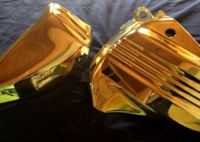 Gold Chrome Sprayed Parts