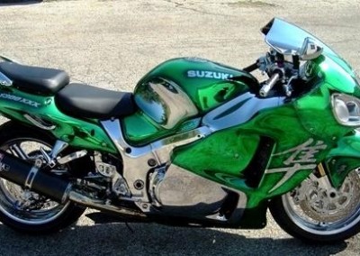 Green Chrome Sprayed Bike 2