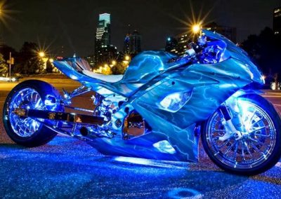 GLOW IN THE DARK MOTORBIKES