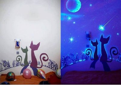 GLOW IN THE DARK WALL ART